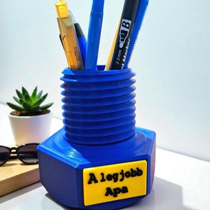 Csavar Formájú Szerszámos- és Ceruzatartó - Meska.hu