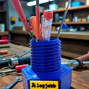 Csavar Formájú Szerszámos- és Ceruzatartó - otthon & életmód - papír, írószer - ceruza & toll - Meska.hu