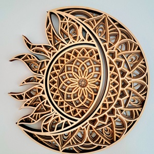 Nap és Hold , Otthon & Életmód, Dekoráció, Dísztárgy, Famegmunkálás, MESKA