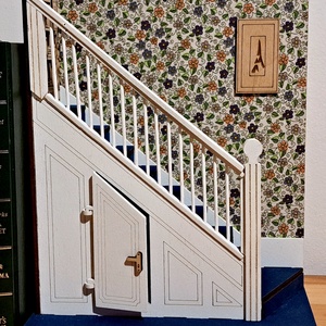 Book nook Harry Potter lépcső alatti lakrésze. - otthon & életmód - dekoráció - asztal és polc dekoráció - könyvtámasz - Meska.hu