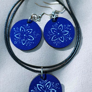 Kékfestő fülbevaló, Esküvő, Ékszer, Ékszerszett, , MESKA