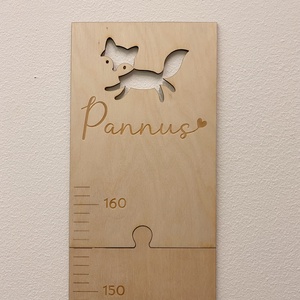 Rókás fa magasságmérő - otthon & életmód - babaszoba, gyerekszoba - babaszoba, gyerekszoba - Meska.hu