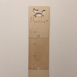 Rókás fa magasságmérő - otthon & életmód - babaszoba, gyerekszoba - babaszoba, gyerekszoba - Meska.hu