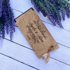 Virágos fa pénzátadó doboz esküvőre - ballagásra - különleges alkalomra  - Meska.hu