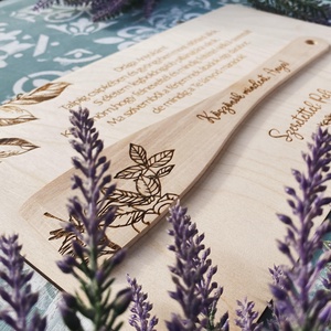 Esküvői Szülőköszöntő Anyaköszöntő fakanál - esküvő - emlék & ajándék - szülőköszöntő ajándék - Meska.hu