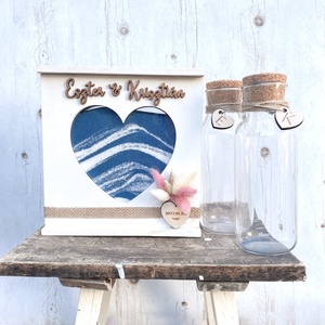 Esküvői homokceremónia szett, Esküvő, Emlék & Ajándék, Nászajándék, Ceremónia szett, Famegmunkálás, MESKA