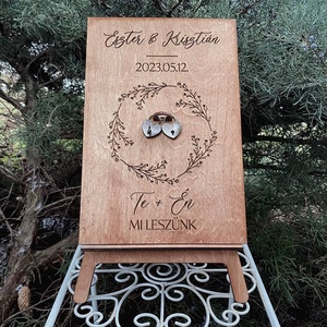 Lakatceremónia szett, Esküvő, Emlék & Ajándék, Nászajándék, Ceremónia szett, Famegmunkálás, MESKA