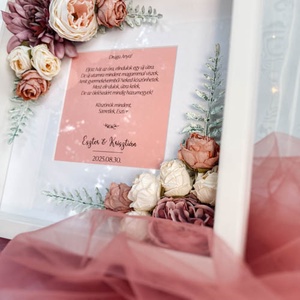 Egyedi szülőköszöntő képkeret - esküvő - emlék & ajándék - szülőköszöntő ajándék - Meska.hu