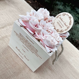 Esküvői Szülőköszöntő Ajándék � Virágbox - esküvő - emlék & ajándék - szülőköszöntő ajándék - Meska.hu