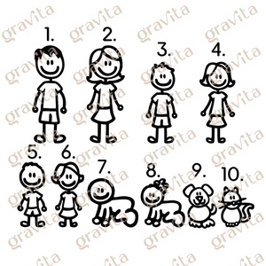 Egyedi család mintás lábtörlő � Gravírozott kókuszrost ajándék otthonra - otthon & életmód - lakástextil - lábtörlő - Meska.hu