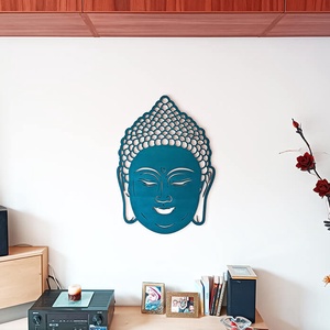 Buddha fej falikép lakásdekoráció - otthon & életmód - dekoráció - spiritualitás - mandala - Meska.hu