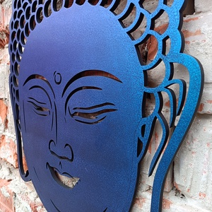 Buddha fej falikép lakásdekoráció - otthon & életmód - dekoráció - spiritualitás - mandala - Meska.hu
