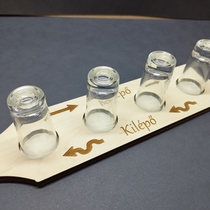 Pálinka kínáló, Otthon & Életmód, Konyhafelszerelés, tálalás, Tálalás, Pálinkás poharak, szettek, Famegmunkálás, Gravírozás, pirográfia, MESKA