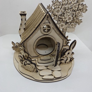 Nyusziház mécsestartó - otthon & életmód - gyertya, illat, aroma - mécses és mécsestartó - Meska.hu