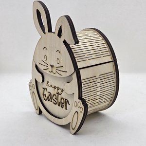 Cukorkatartó nyuszis - ünnepi díszek, dekorációk - húsvéti díszek és dekorációk - húsvéti asztaldíszek - Meska.hu