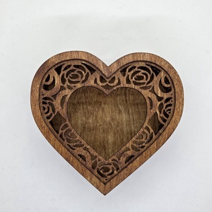 Szív alakú fa mécsestartó - otthon & életmód - gyertya, illat, aroma - mécses és mécsestartó - Meska.hu