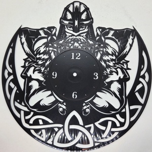 Falióra - Viking harcos - otthon & életmód - dekoráció - fali és függő dekoráció - falióra & óra - Meska.hu