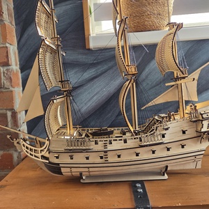 Hajómodell - Fekete Gyöngy, Művészet, Makett, modell, Famegmunkálás, MESKA