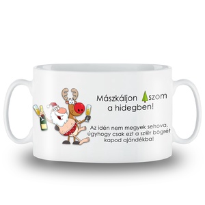 Egyedi bögrék Karácsonyra, Mikulásra CSAK FELNŐTTEKNEK! 18+ Válassz a 4-féle grafika közül! - otthon & életmód - konyhafelszerelés, tálalás - tálalás - bögre & csésze - Meska.hu