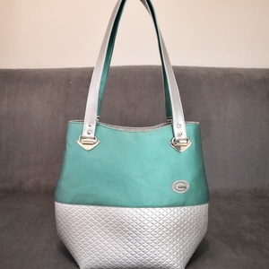 GreatArt Bags - Türkiz-rombusz válltáska - táska & tok - kézitáska & válltáska - válltáska - Meska.hu