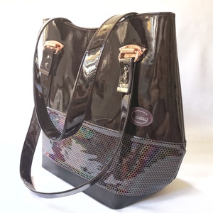 GreatArt Bags - Padlizsánlila méhsejtmintás válltáska, Táska & Tok, Kézitáska & válltáska, Válltáska, Varrás, Meska
