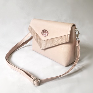 Designer kistáska - Nude - rose gold színben - Meska.hu