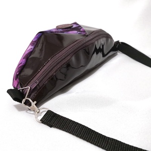 Padlizsán lila designer övtáska - táska & tok - övtáska - Meska.hu