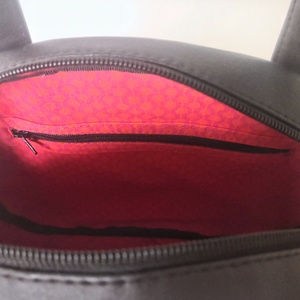 Sok zsebes textilbőr női kézitáska - piros - táska & tok - kézitáska & válltáska - kézitáska - Meska.hu