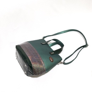 Női textilbőr designer pávatollas kézitáska és válltáska - táska & tok - kézitáska & válltáska - válltáska - Meska.hu