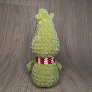 Mini Grincs, horgolt figura, 14 cm - játék & sport - plüssállat & játékfigura - plüss mesefigurák - Meska.hu