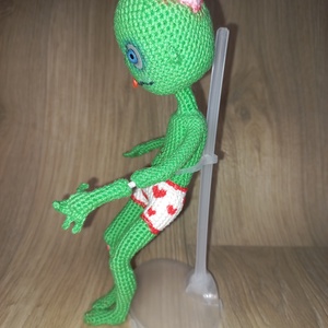 Zombie boy, horgolt figura, 27 cm - játék & sport - plüssállat & játékfigura - ember - Meska.hu