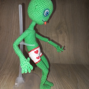 Zombie boy, horgolt figura, 27 cm - játék & sport - plüssállat & játékfigura - ember - Meska.hu