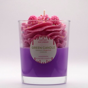 Fantasy Cup Cream illatgyertya - otthon & lakás - gyertya, illat, aroma - gyertya - Meska.hu