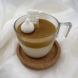 Cappuccino szójagyertya - otthon & lakás - gyertya, illat, aroma - gyertya - Meska.hu