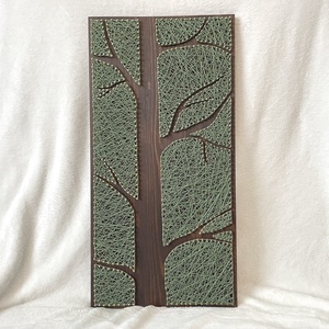 Nyári erdő - kép string art technikával - Meska.hu