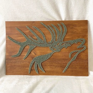 Gímszarvas - kép string art technikával - Meska.hu