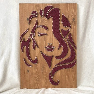 Kisugárzás - kép string art technikával - Meska.hu