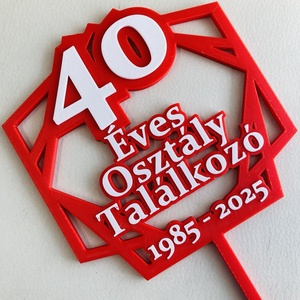 Torta vagy virág beszúró- osztálytalálkozó  - Meska.hu