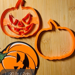 Linzer és sütikiszúró szett - Halloween  - otthon & életmód - dekoráció - halloween - halloweeni sütikiszúrók - Meska.hu