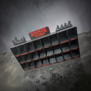 Összecsukható Polc STRANGER THINGS FIGURÁKHOZ -  KINDER JOY FIGURA tartó, Kellékek & szerszámok, Dekorációs kellékek, Figurák, , MESKA