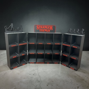 Összecsukható Polc STRANGER THINGS FIGURÁKHOZ -  KINDER JOY FIGURA tartó - kellékek & szerszámok - dekorációs kellékek - figurák - Meska.hu