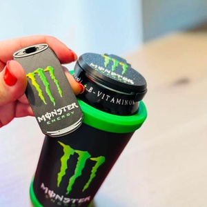 Monster energia ital szett - tartó, fedél, nyitó - otthon & életmód - konyhafelszerelés, tálalás - italos kellékek - kulacsok - Meska.hu