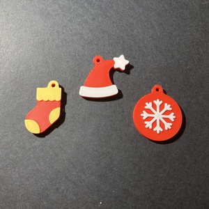 Karácsonyos kulcstartó, fityegő, fadísz - táska & tok - kulcstartó & táskadísz - táskadísz - Meska.hu