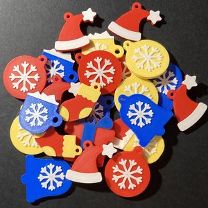 Karácsonyos kulcstartó, fityegő, fadísz - Meska.hu