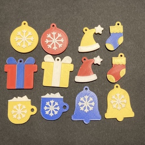 Karácsonyos kulcstartó, fityegő, fadísz - táska & tok - kulcstartó & táskadísz - táskadísz - Meska.hu