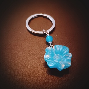 Virágos kulcstartó - táska & tok - kulcstartó & táskadísz - kulcstartó - Meska.hu