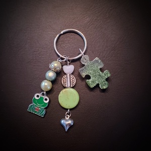 Békás kulcstartó - táska & tok - kulcstartó & táskadísz - kulcstartó - Meska.hu