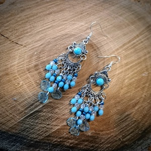 gyöngy fülbevaló - Meska.hu