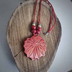 nyaklánc fa gyönyökkel - ékszer - nyaklánc - hosszú nyaklánc - Meska.hu