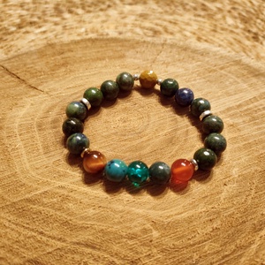 ásványkarkötő - ékszer - karkötő - gyöngyös karkötő - Meska.hu